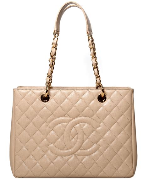 chanel shopping tote beige|Chanel shopping tote price.